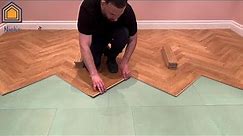 How to Install Herringbone Laminate Flooring - No squeaks