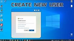 How to Create a New User Account on Windows 10