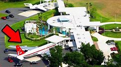 Inside John Travolta's INSANELY LUXURIOUS Airport Mansion