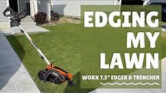 Edging my lawn - Review of WORX 7.5" Edger & Trencher