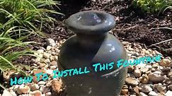 How to install a beautiful, bubbler fountain for less than $200!