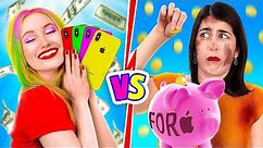 RICH VS NORMAL STUDENT! || Broke VS Rich and Popular Students by 123 Go! GOLD