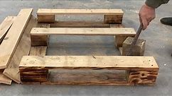 Ideas To Make Use Of Discarded Wooden Slats And Used Pallets - Amazingly Cheap Pallet Tables