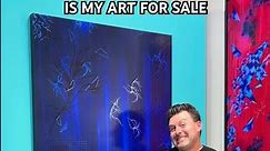 Is my art for sale 😂💙 #art #artist #artforsale #painting #artshorts #shorts #artlife #artgallery