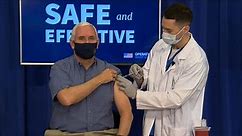 Vice President receives COVID-19 vaccine on live TV