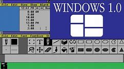 A Tour of Windows 1.0 - Software Showcase