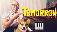 🔴How to Play “Tomorrow” On Easy Piano (Free Piano Lesson)