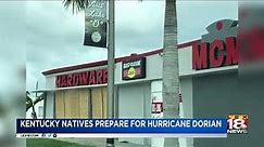 Kentucky natives prepare for Hurricane Dorian