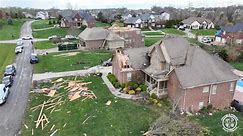 Heartbroken by the devastation in Buckner, #Kentucky due to the tornado. Witnessed sturdy houses with roofs torn off and cars destroyed. Let's come together to support those affected 🙏 #BucknerStrong #TornadoDamage #CommunitySupport 🌪️💔 Contact Curtislergner@gmail.com for Licensing. #kywx | Chicago & Midwest Storm Chasers