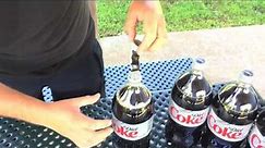 How to Make a Diet Coke and Mentos Rocket