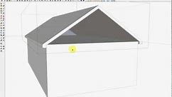 How to model a roof with a fixed pitch in Sketchup