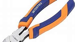 WISEPRO 6 Inch Diagonal Cutting Pliers Wire Flush Cutters Side Cutting Pliers