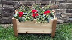 Small Cedar Planter Box DIY