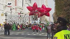 Spectacular floats and inflatables at Macy's parade