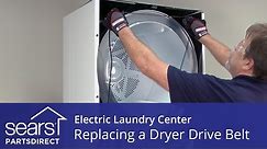 How to Replace an Electric Laundry Center Dryer Drive Belt (Kenmore, Frigidaire)
