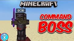 Minecraft BOSS BATTLE Command Tutorial! (Bedrock/Java)
