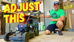 HOW TO ADJUST THE PERSONAL PACE ON A TORO LAWN MOWER 21564