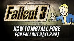How to Install - Fallout 3 Script Extender (FOSE) v1.2 b2