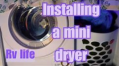 Installing a Mini Dryer into my RV