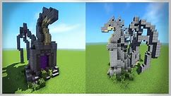 How to Build: DRAGON Nether Portal!