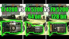 GeForce4 Ti 4200 vs GeForce FX 5200 (64 and 128 bit) Test In 11 Games (No FPS Drop - Capture Card)
