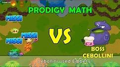 BOSS CEBOLLINI 🍔 Defeat the CHEF | Bonfire Spire 🔥: Part 6 - Prodigy Math Game ✅🔵