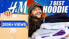 7 Best H&M Hoodie/Sweatshirt Haul for Men 2023 🔥 H&M Winter Hoodies Review India 2023 | ONE CHANCE