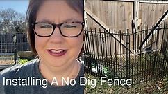 Join Us To Easily Install An Effortless No Dig Fence! DIY For Beginners