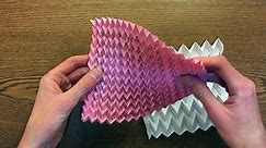 Origami Herringbone Tessellation | Tutorial─影片 Dailymotion