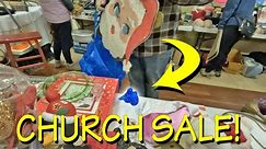IT'S NOT HERE ANYMORE! Church Yard Sale Shop With Me | eBay Reselling