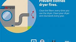 #DYK home clothes dryer fires peak... - Sparky The Fire Dog