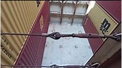 A look inside container ship's cargo hold. #marinoph #SEAMAN #ofwreels #seamanlife | KaTrip YT