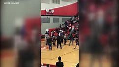 High school basketball game turns into brawl involving players, adults