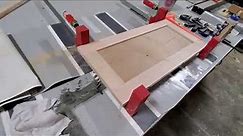 6 Shaker Doors Glue up staging tips prep for paint or stain