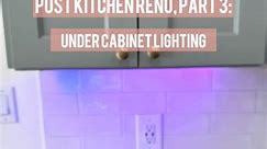 Create a festive atmosphere in your kitchen with under cabinet LED light strips! These fun and versatile lights have a remote control to customize color, perfect for adding some sparkle during the holidays. Plus, you’ll never worry about midnight snacking again with the dim light providing just the right amount of illumination! #LightUpYourMood #KitchenGoals #lightingdesign #thegoodwrenchkitchenrenoseries #kitchenremodel | thegoodwrench