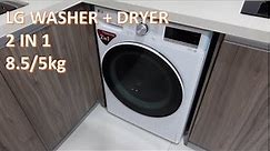 Review: LG Washer Dryer 2in1 8.5/5kg (Model: FV1285D4W)