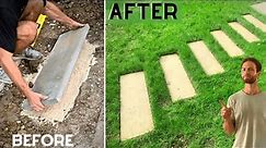 How to Install Step Stones (DIY Stepping Stone Paver Installation Guide)