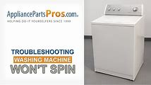 How to Troubleshoot and Fix a Washing Machine That Won't Spin