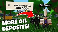 Roblox Islands Oil Deed Update! (500,000 Oil Deed, More Oil Deposits)