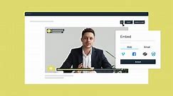 How to embed video on your website