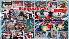🛒🎁🎄All NEW Huge Lowe's Christmas 2023 Indoor/Outdoor Home Decor Shop With Me!!🛒🎁🎄