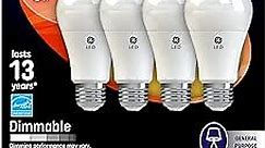 GE LED Light Bulbs, 40 Watt, Soft White, A19 (4 Pack)