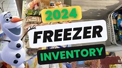Deep Freezer Inventory Spring 2024 // Pantry Challenge