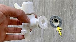 Many People Don't Know How To Easily Remove A Broken Faucet Inside The Wall
