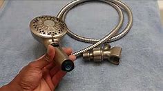 How to remove the water restrictor on a Delta shower head.