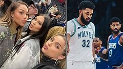 Jordyn Woods shines in $9,038 jacket with Daniela Rajic at Paul George and Karl Anthony-Towns showdown