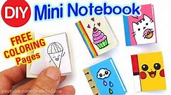 How to Make a Mini Notebook Easy - Cute DIY Craft