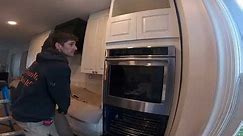 Installing a wall oven