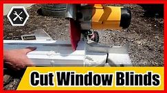 How to Cut Blinds to Fit Width