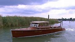 The elegance of classic wooden motorboats